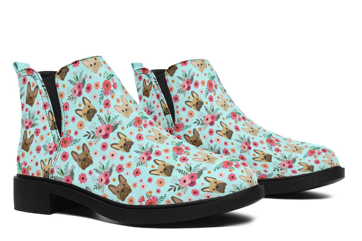 French Bulldog Flower Neat Vibe Boots