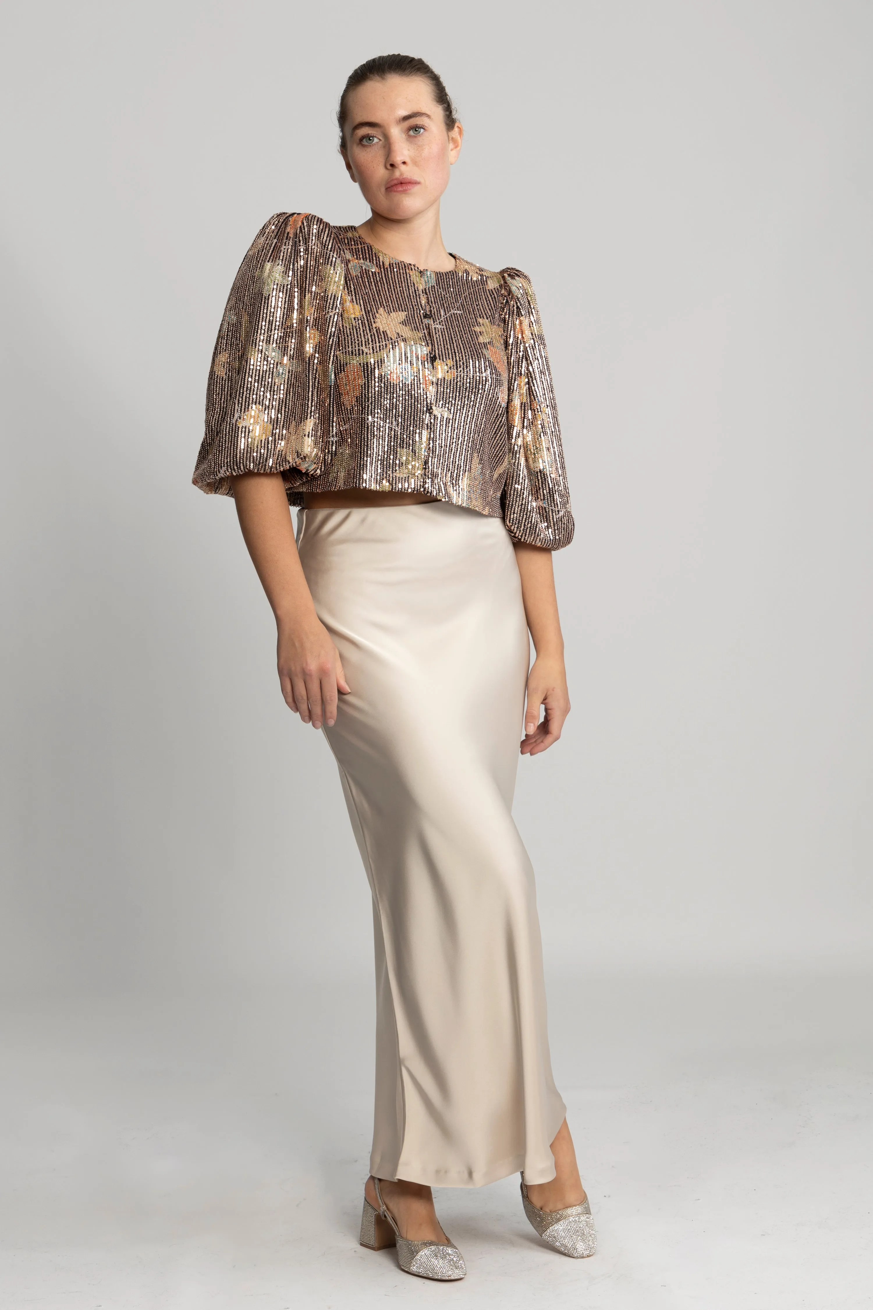 Gamma Skirt - Champagne
