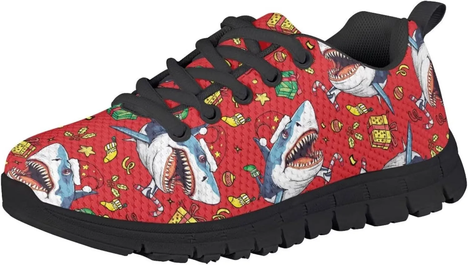 Gomyblomy Kids Running Shoes Boys Girls Tennis Shoes Lightweight Breathable Athletic Shoes Lace Up Flat Sneakers