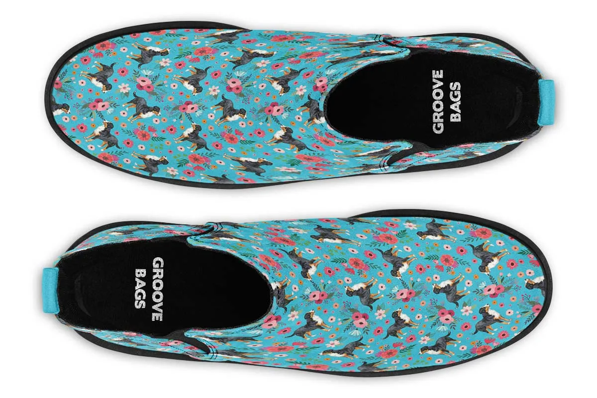Greater Swiss Mountain Dog Flower Neat Vibe Boots