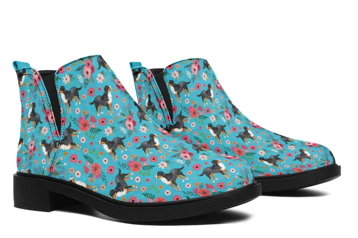 Greater Swiss Mountain Dog Flower Neat Vibe Boots