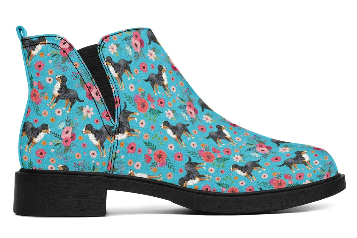 Greater Swiss Mountain Dog Flower Neat Vibe Boots