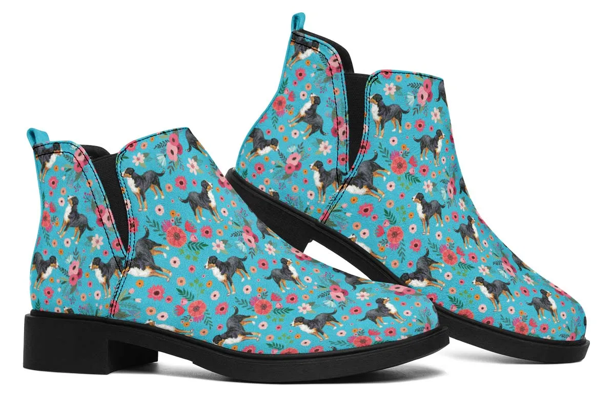 Greater Swiss Mountain Dog Flower Neat Vibe Boots