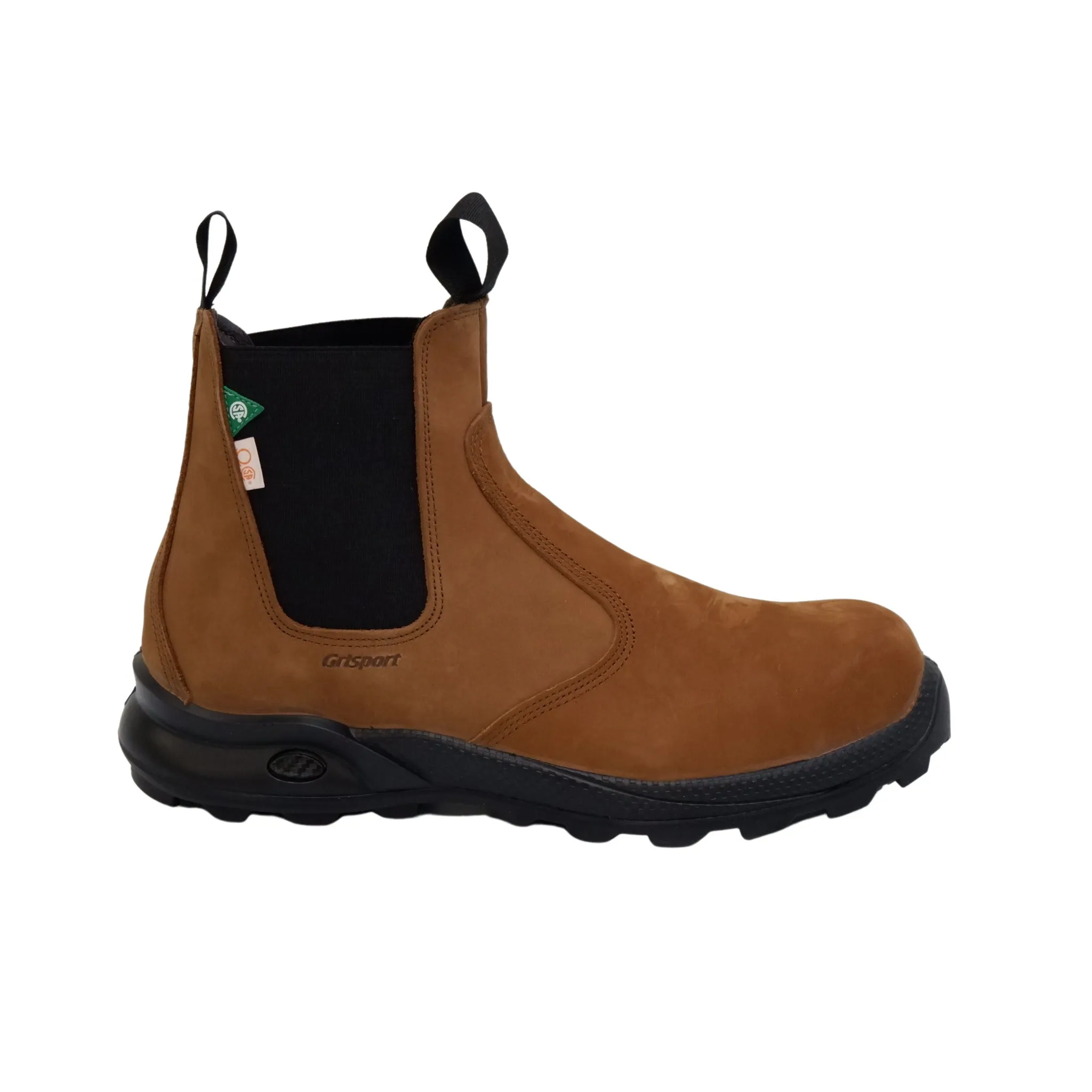 Grisport Men's Caledonia 6" Ultralight Slip-On Safety Work Boots - Composite Toe - CSA/ASTM Approved, Total Grip Sole for High Performance | Sizes 6-14