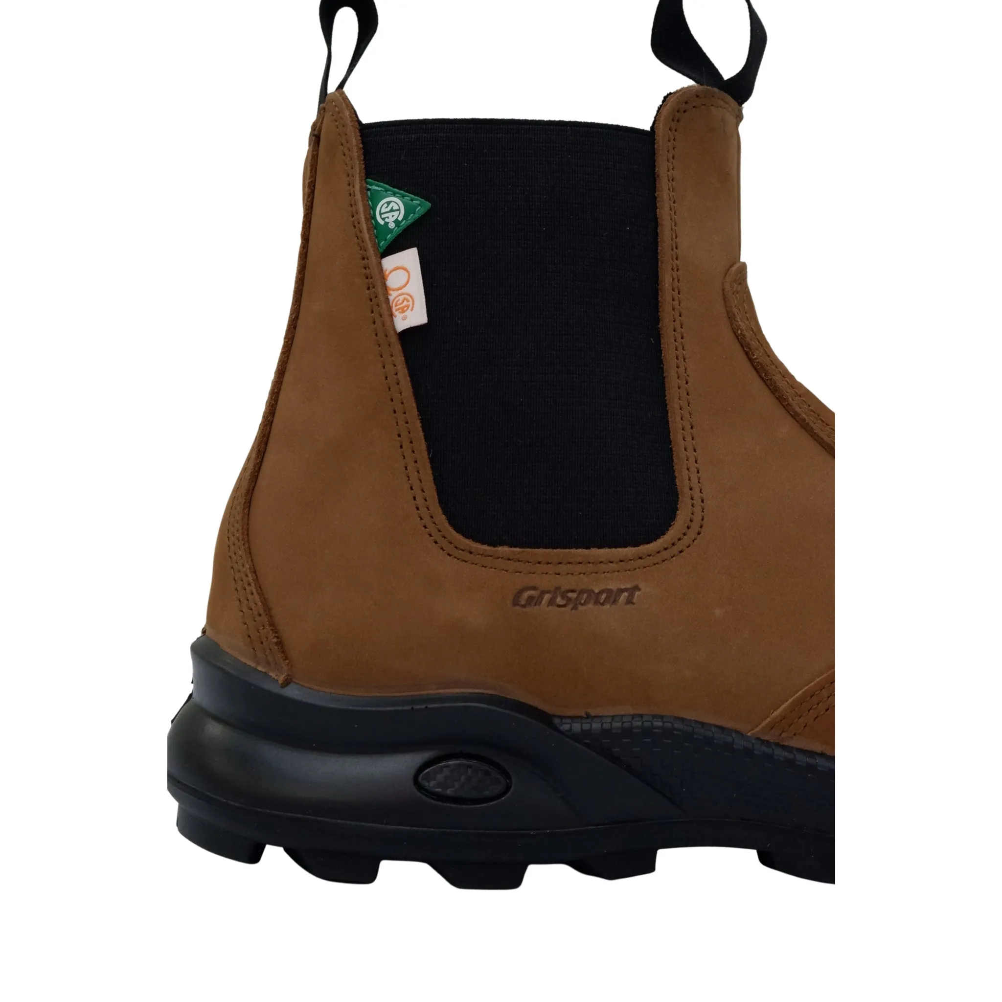Grisport Men's Caledonia 6" Ultralight Slip-On Safety Work Boots - Composite Toe - CSA/ASTM Approved, Total Grip Sole for High Performance | Sizes 6-14
