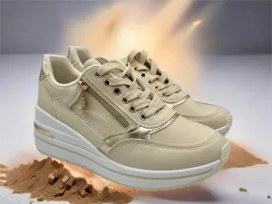 josie trainers - beige