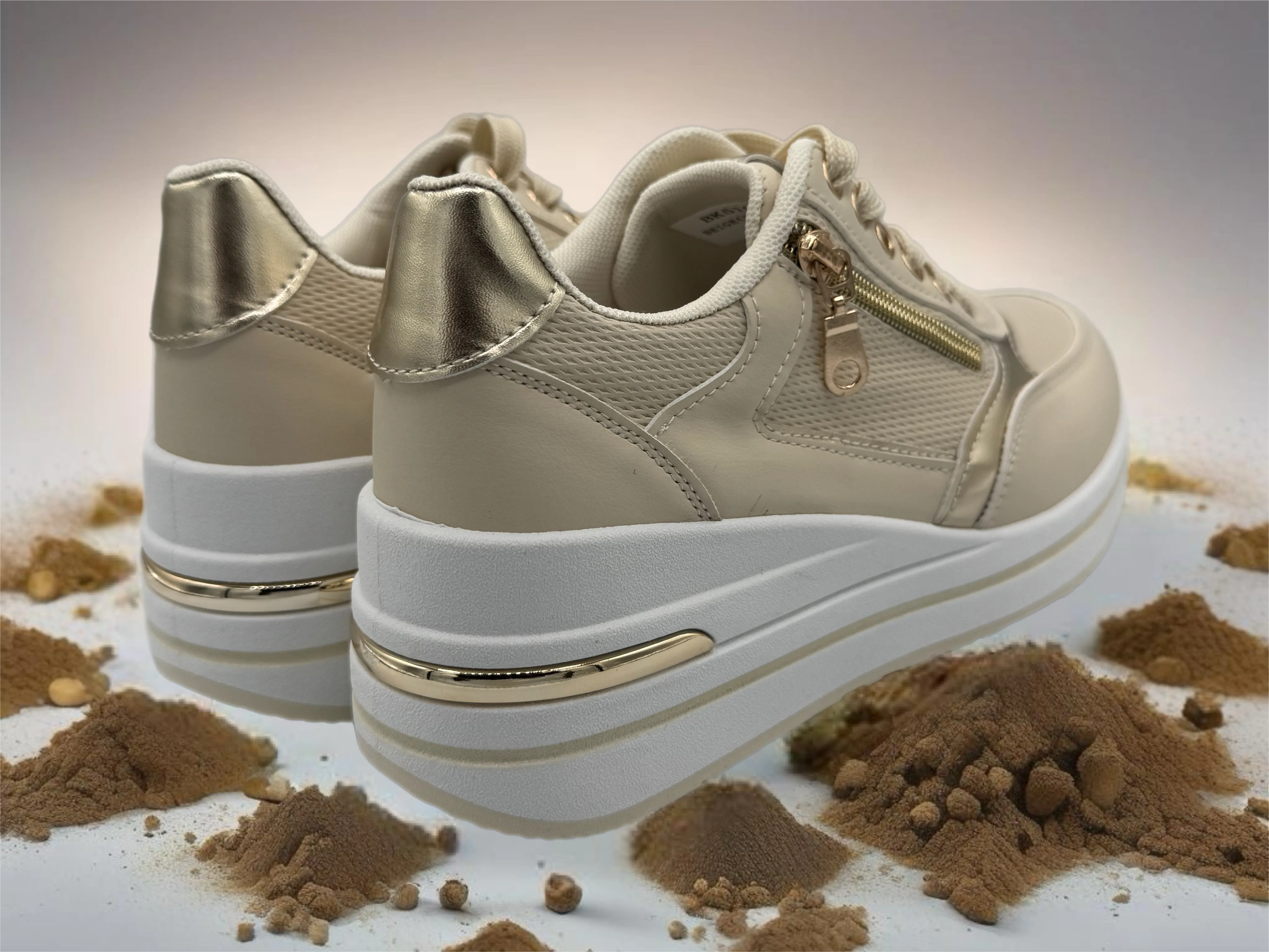 josie trainers - beige