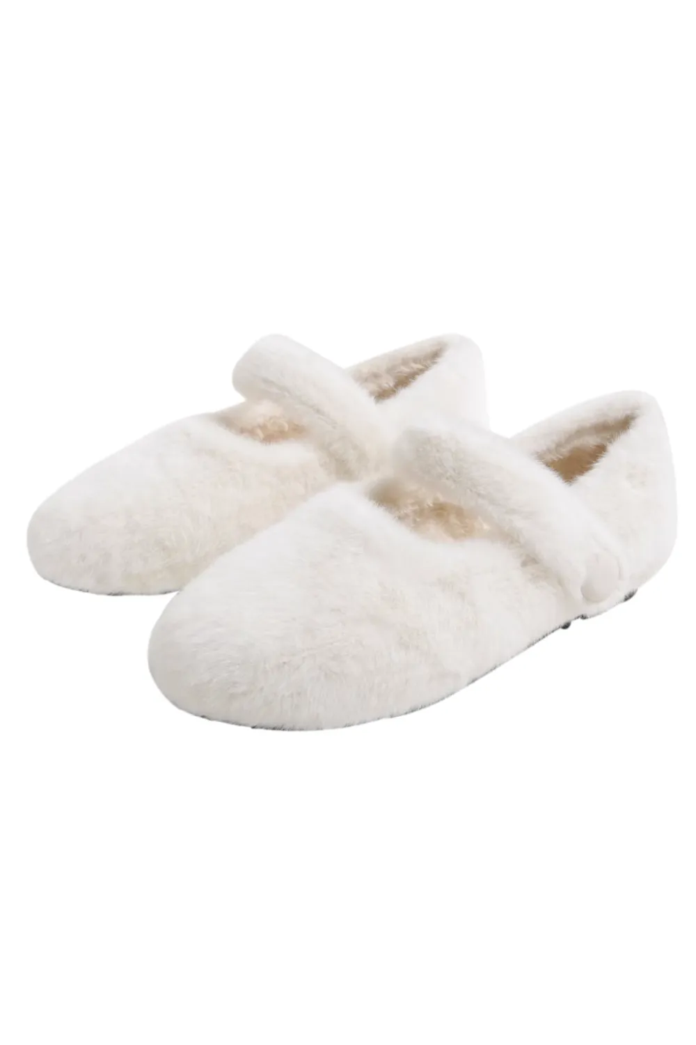 'Julia' Fuzzy Plush Shoes (3 Colors)