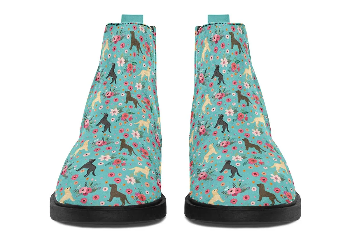 Labrador Retriever Flower Neat Vibe Boots