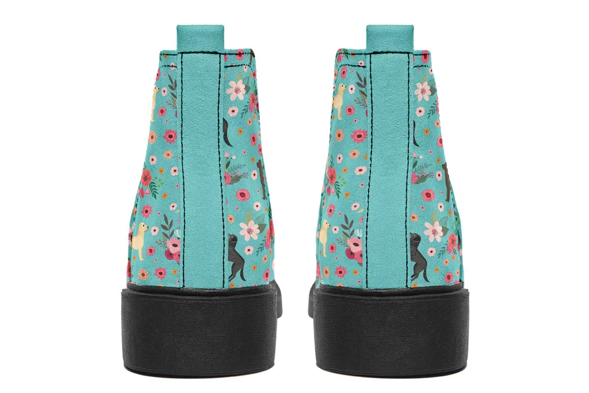 Labrador Retriever Flower Neat Vibe Boots