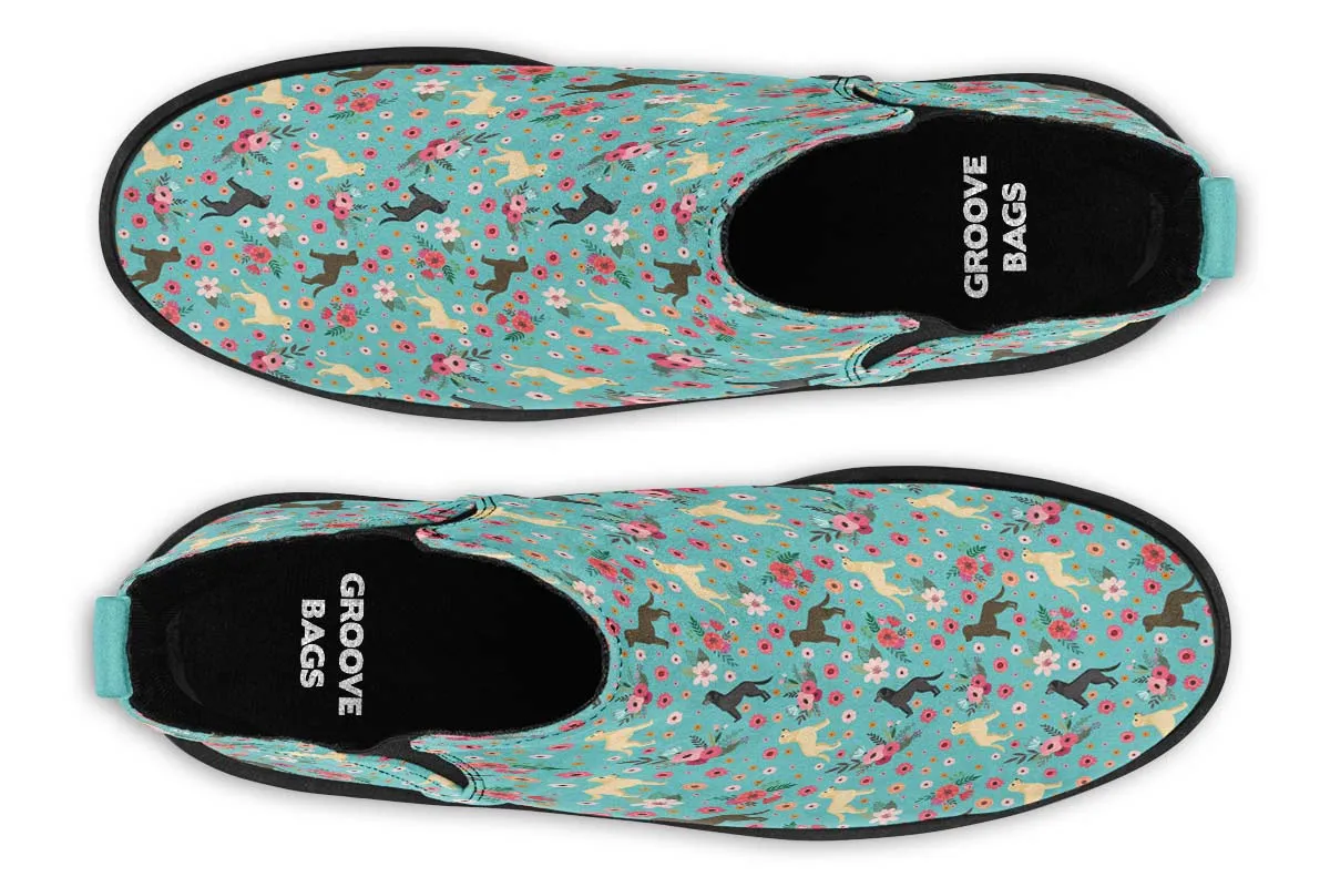 Labrador Retriever Flower Neat Vibe Boots