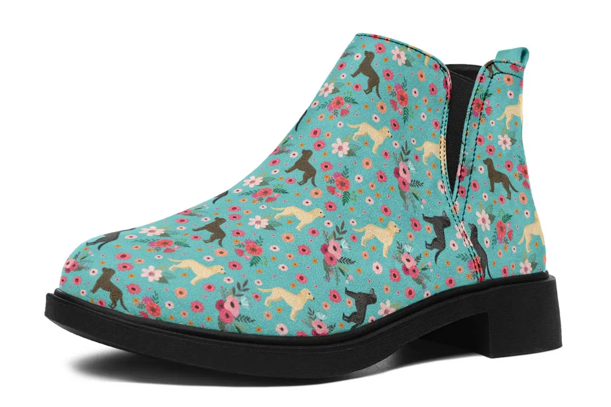 Labrador Retriever Flower Neat Vibe Boots