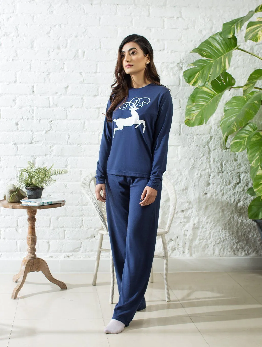 LADIES NAVY LOUNGEWEAR LW-011