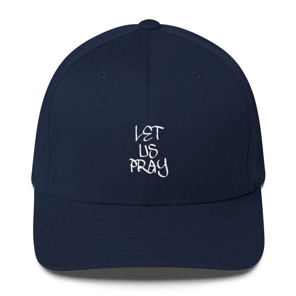 Let Us Pray Flex Fit Caps