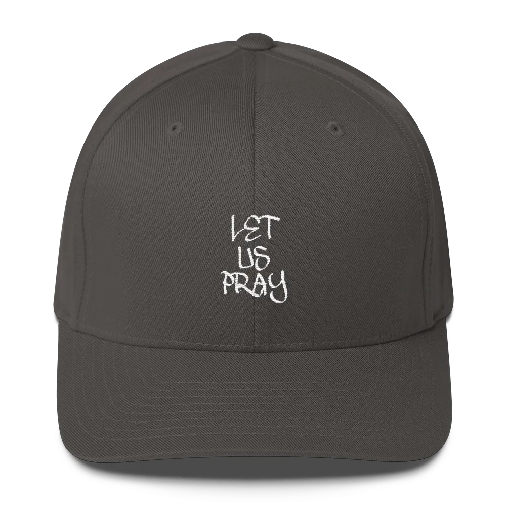 Let Us Pray Flex Fit Caps