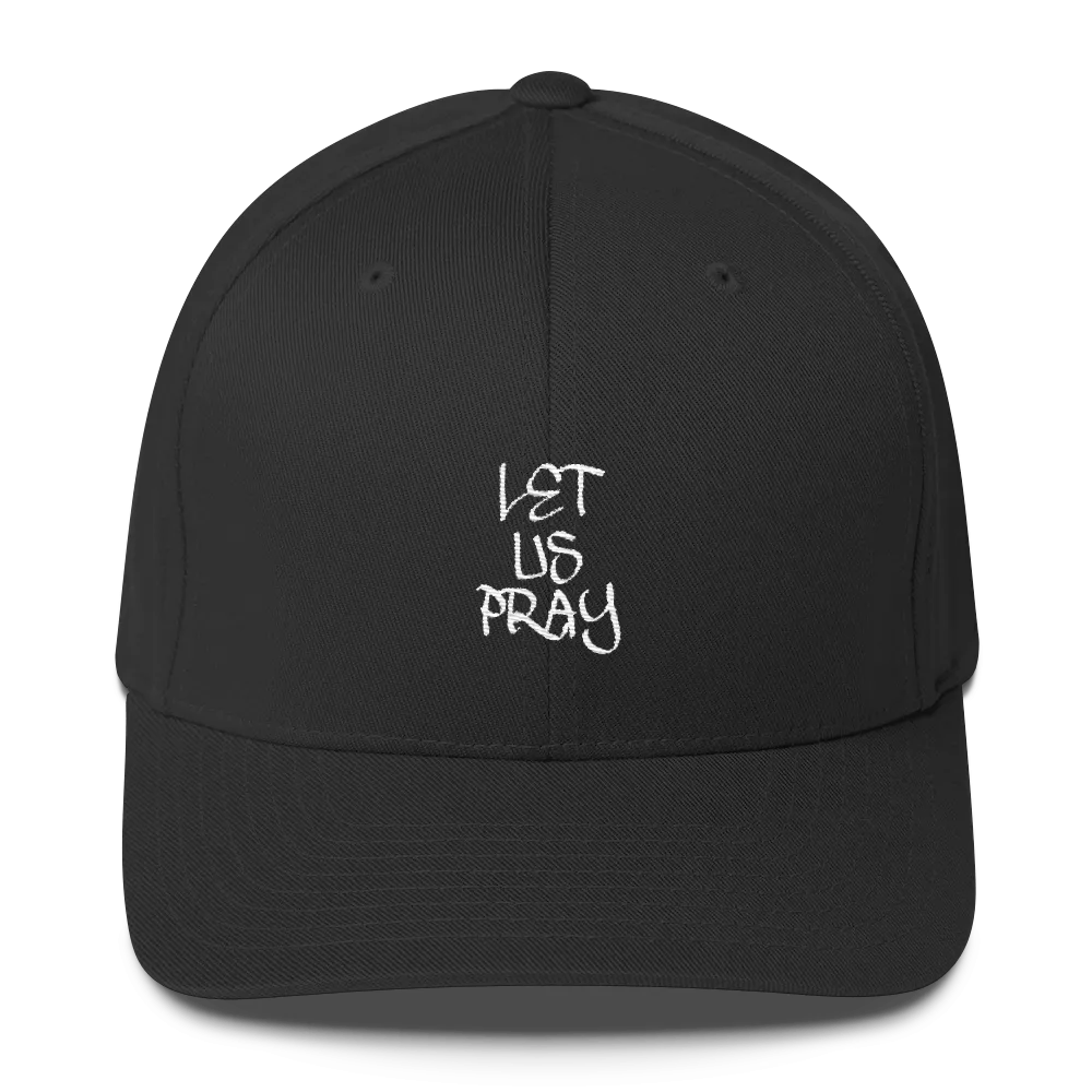 Let Us Pray Flex Fit Caps