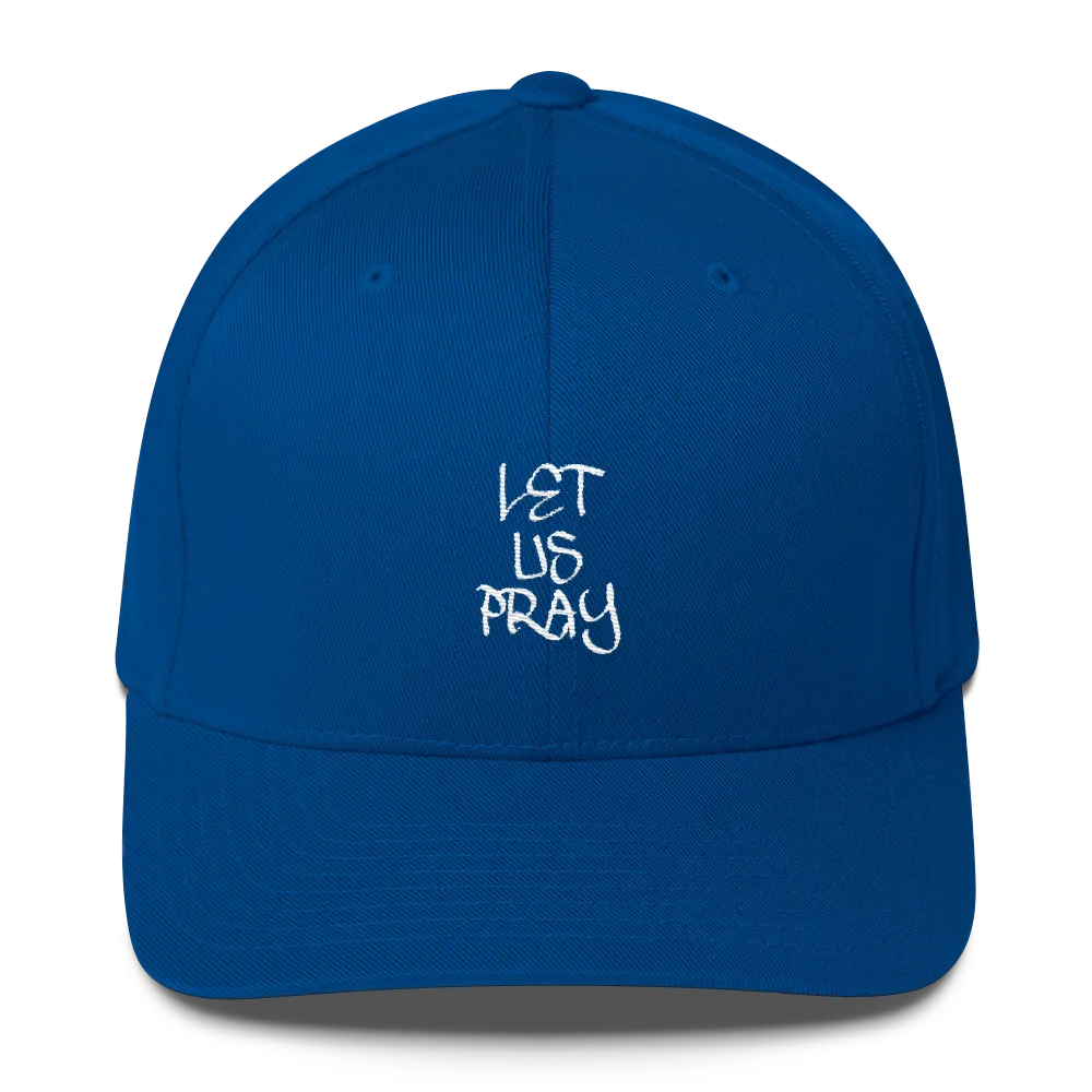 Let Us Pray Flex Fit Caps