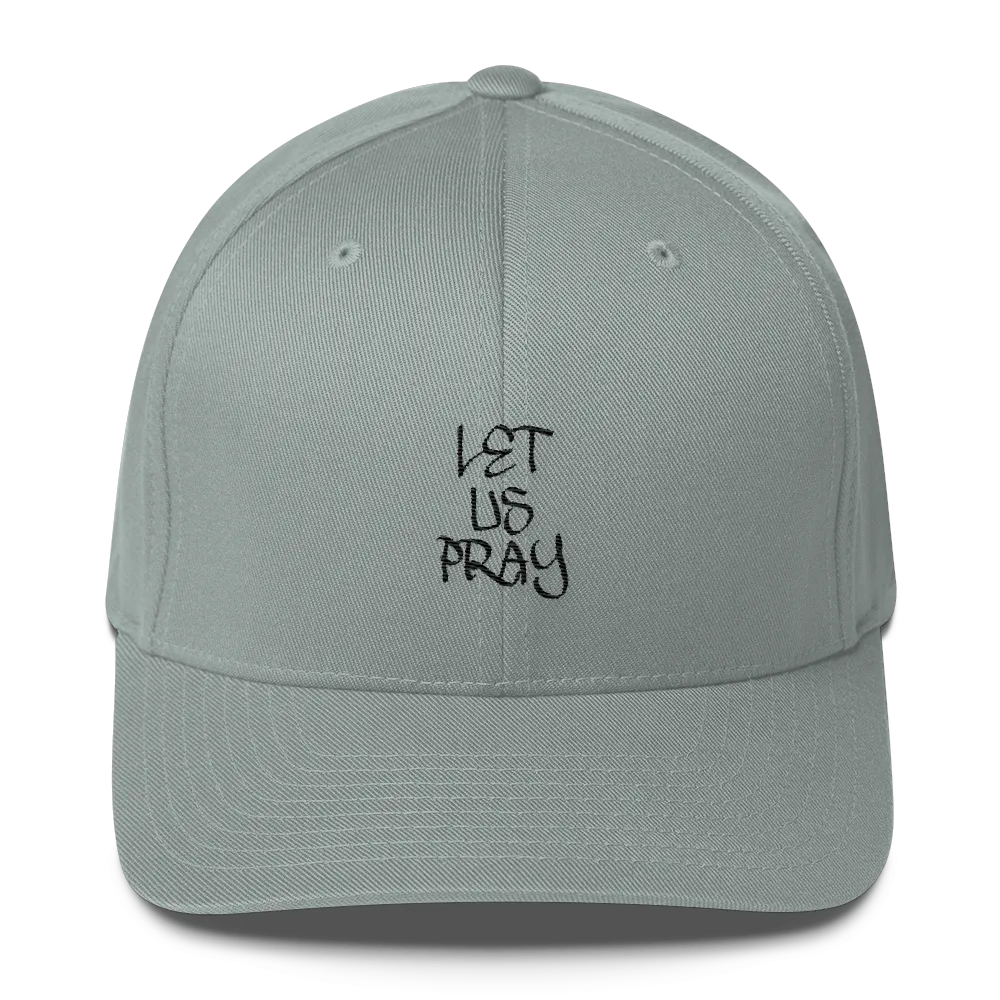Let Us Pray Flex Fit Caps