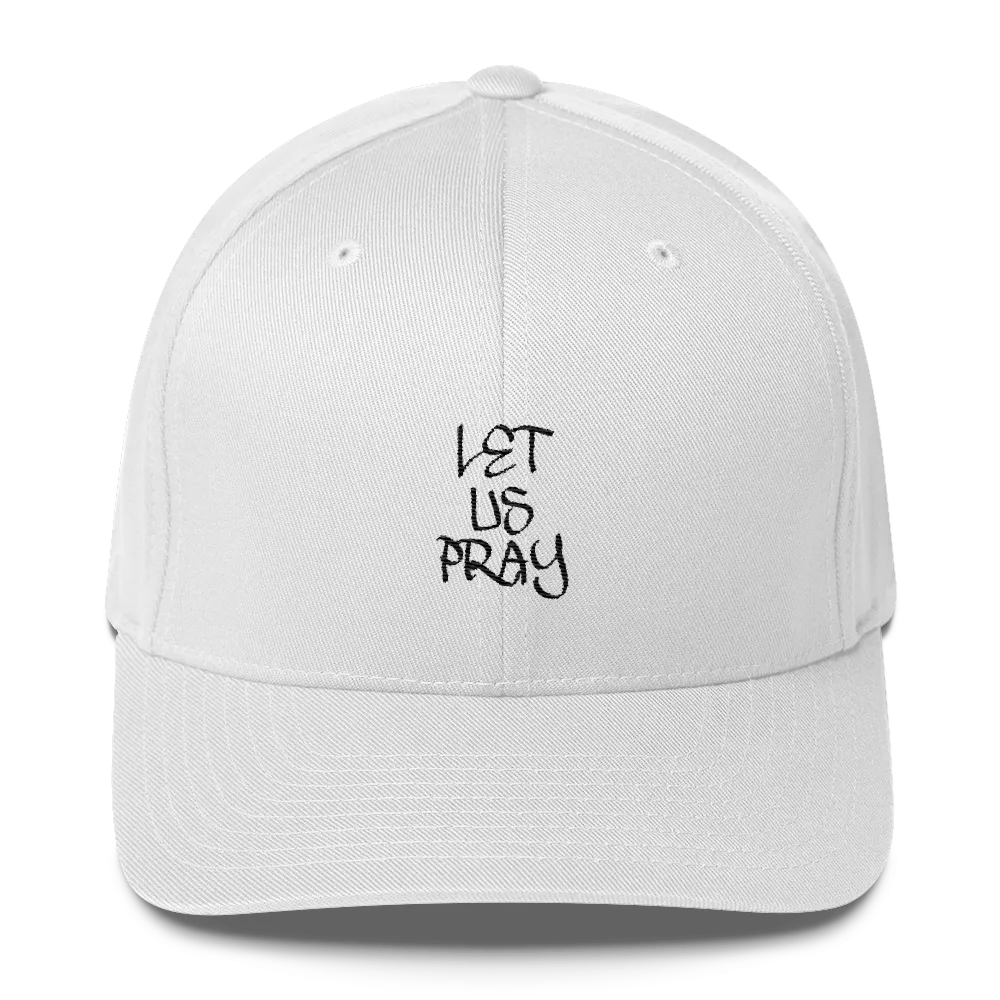 Let Us Pray Flex Fit Caps