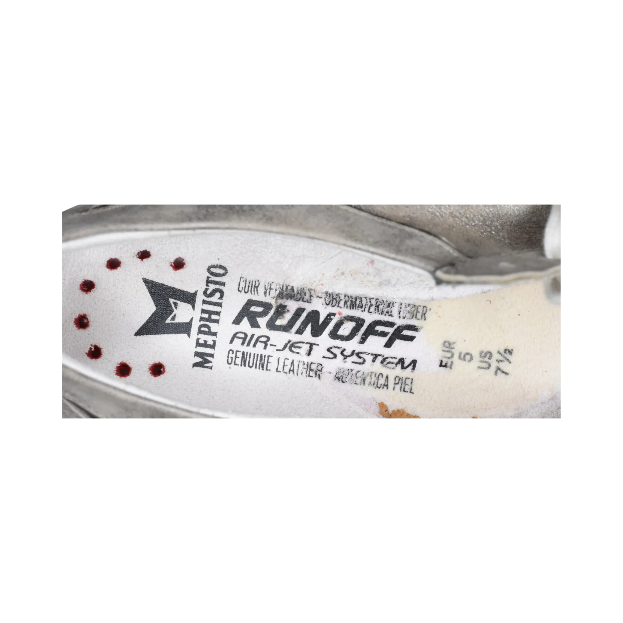 Memphisto Sneaker Pewter Size 7.5 SKU 000252-7