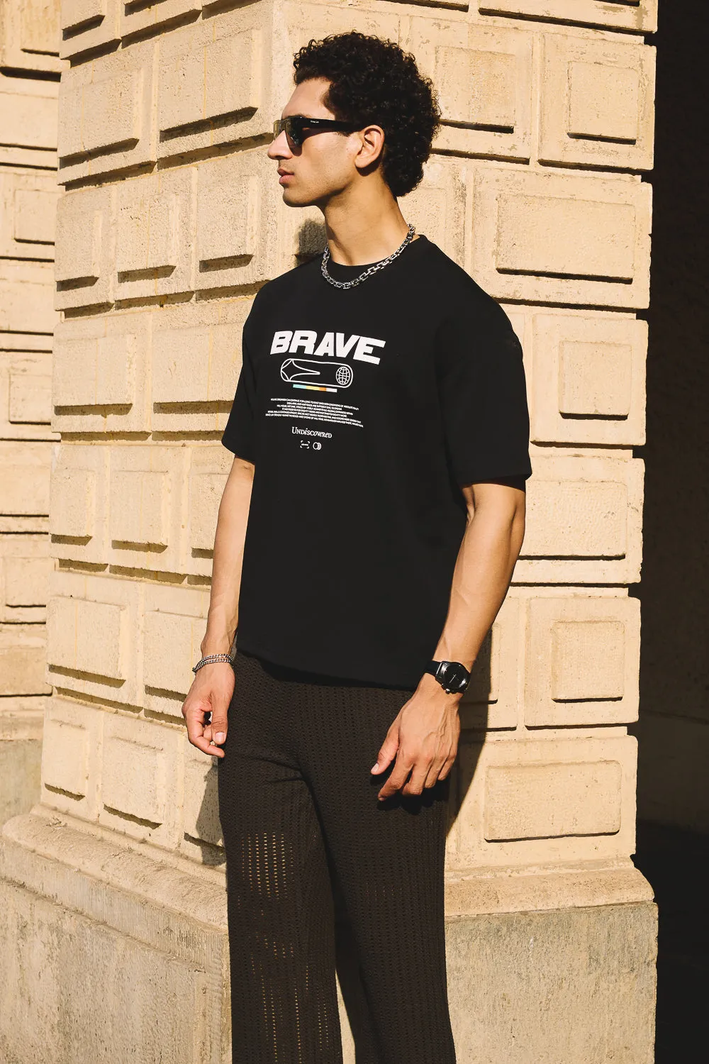 Men's Brave Black Tee
