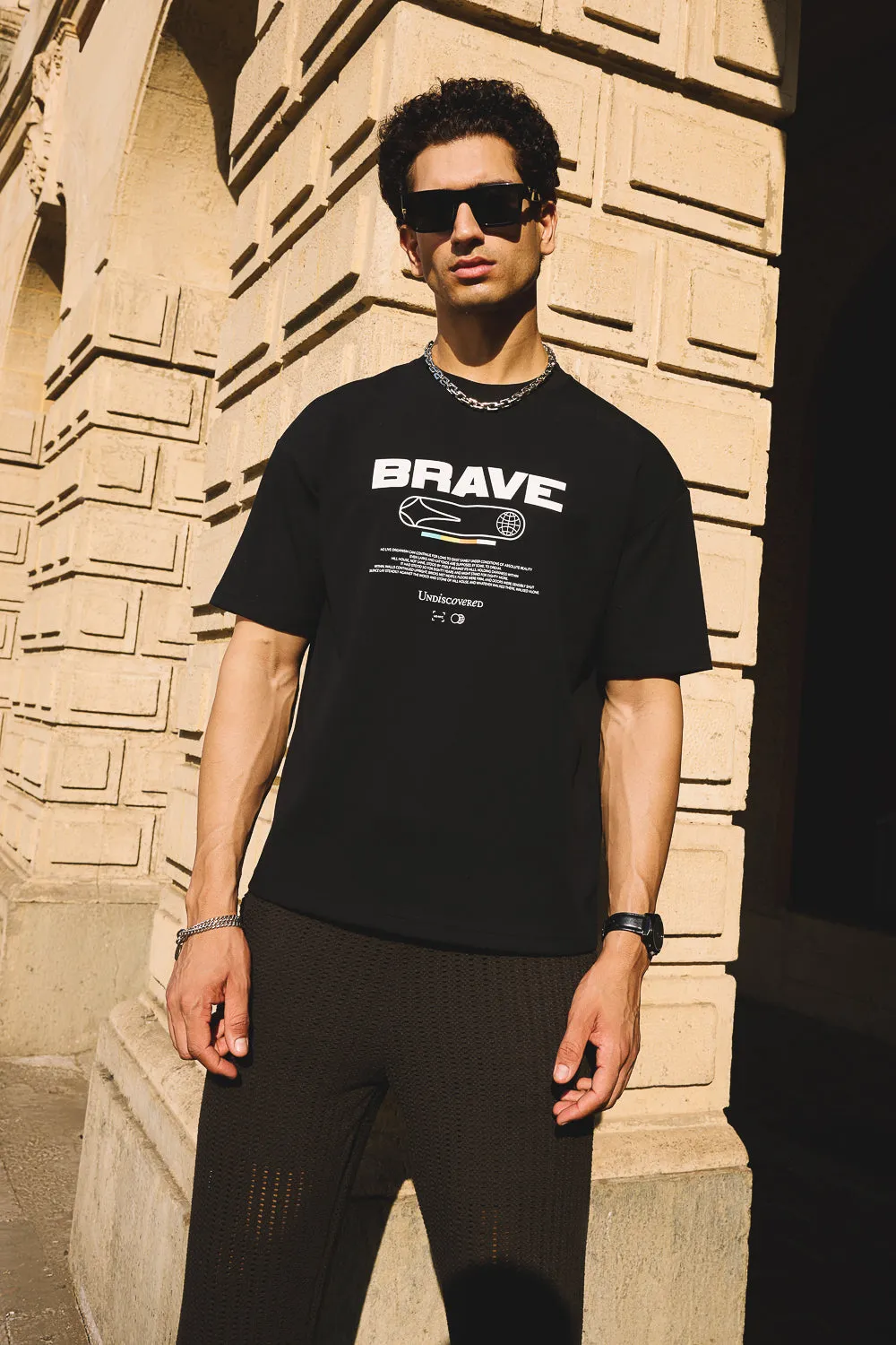 Men's Brave Black Tee