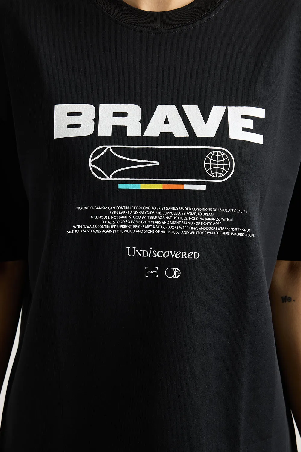 Men's Brave Black Tee