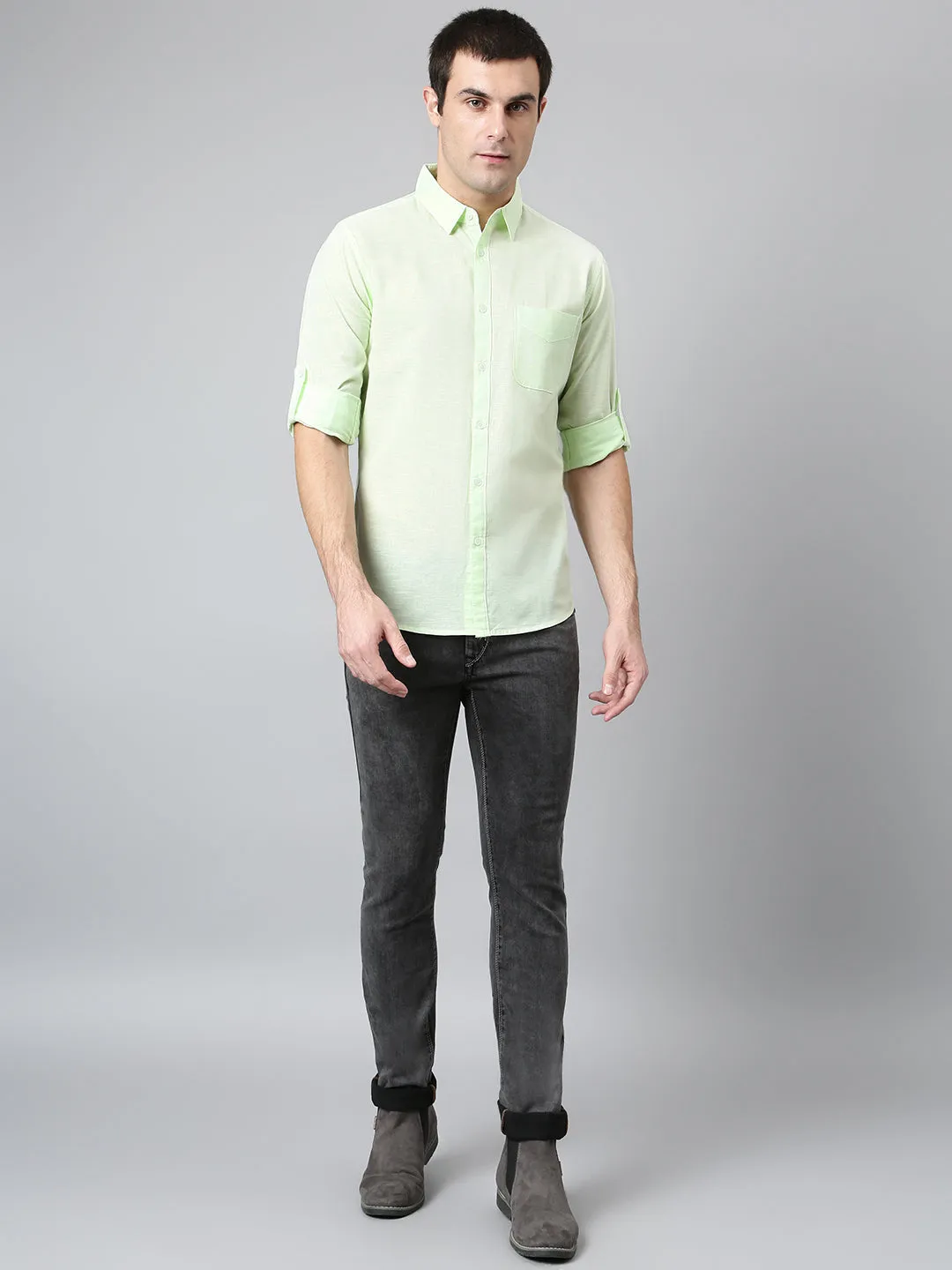 Men's Jackson Shirt (Pista green)