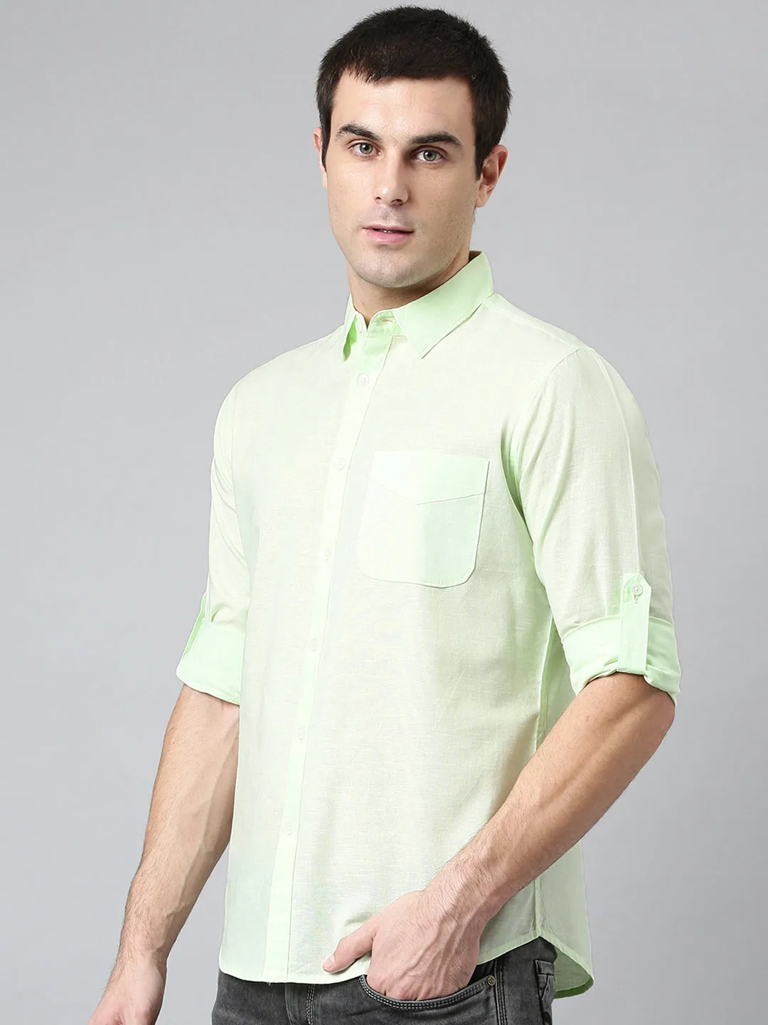 Men's Jackson Shirt (Pista green)