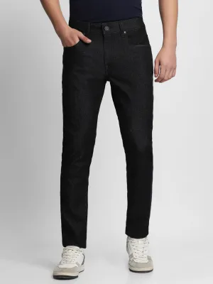 Men's Slim Fit Rinse Black Stretchable Jeans