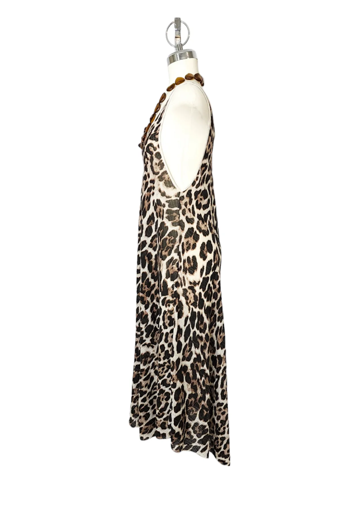 Midi Leopard Print Tank Dress