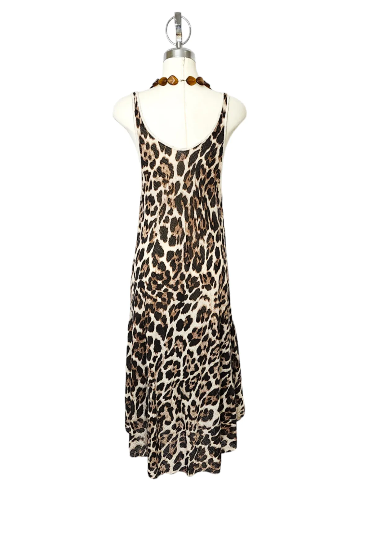 Midi Leopard Print Tank Dress