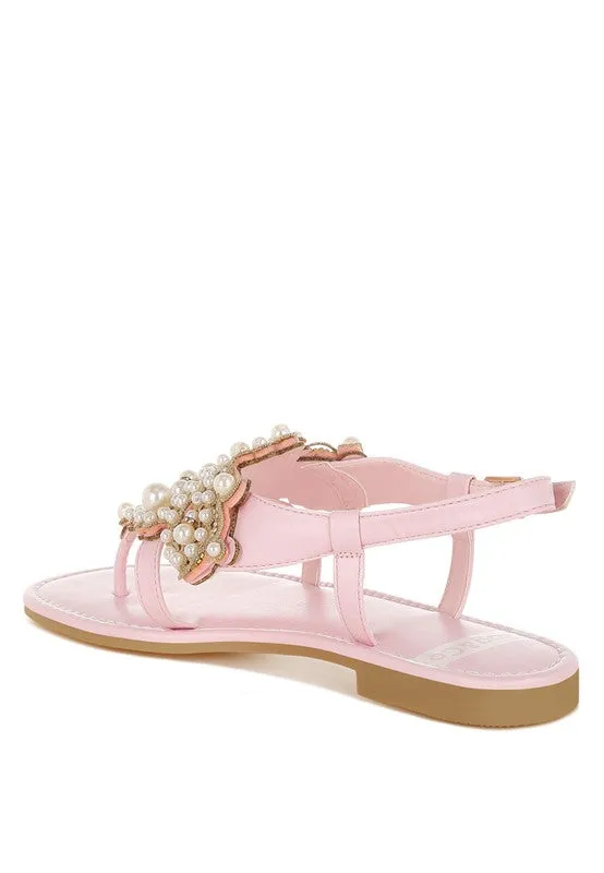 Nayasa Pn Buckle Pearls Flats