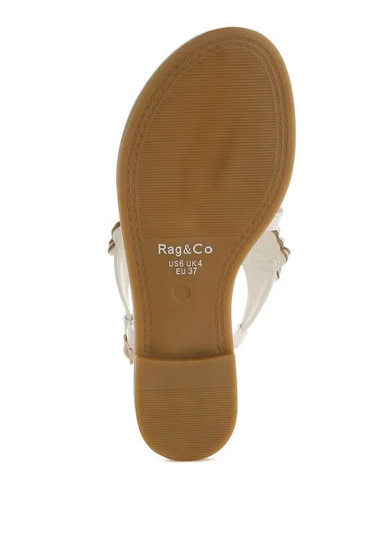 Nayasa Pn Buckle Pearls Flats