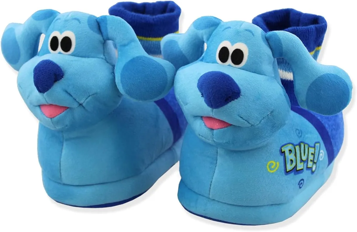 Nickelodeon Blue's Clues & You Toddler Plush 3D Sock Top Slippers