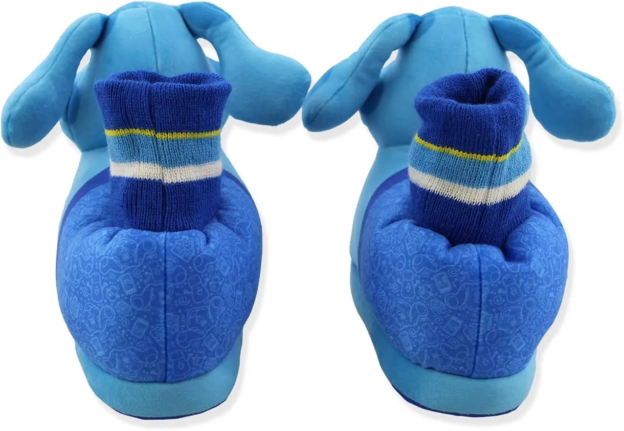Nickelodeon Blue's Clues & You Toddler Plush 3D Sock Top Slippers