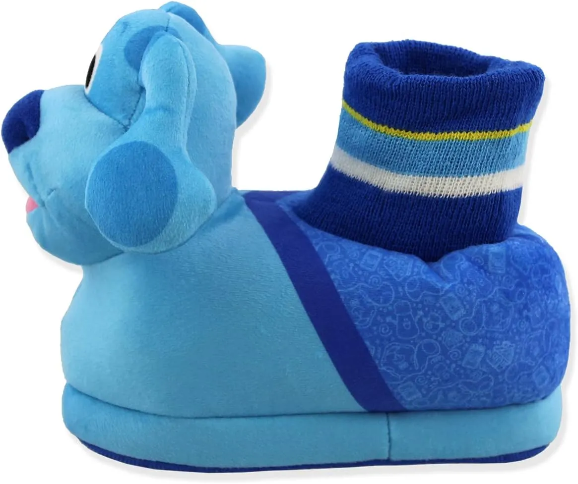 Nickelodeon Blue's Clues & You Toddler Plush 3D Sock Top Slippers