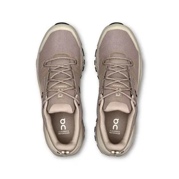 On Men's Cloudrock Low Waterproof - Cinder | Fog