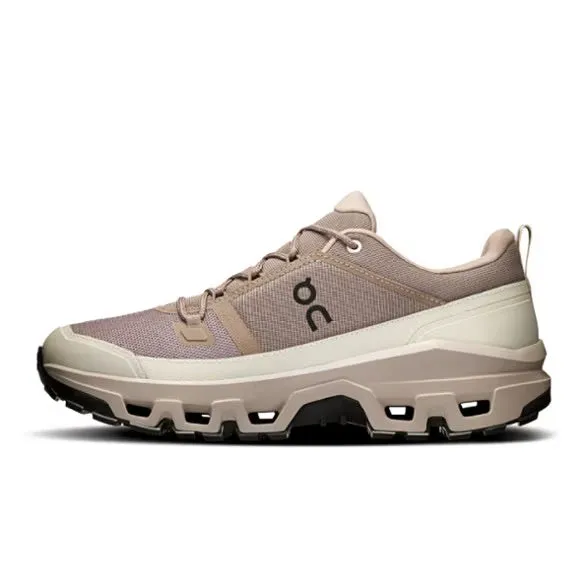 On Men's Cloudrock Low Waterproof - Cinder | Fog
