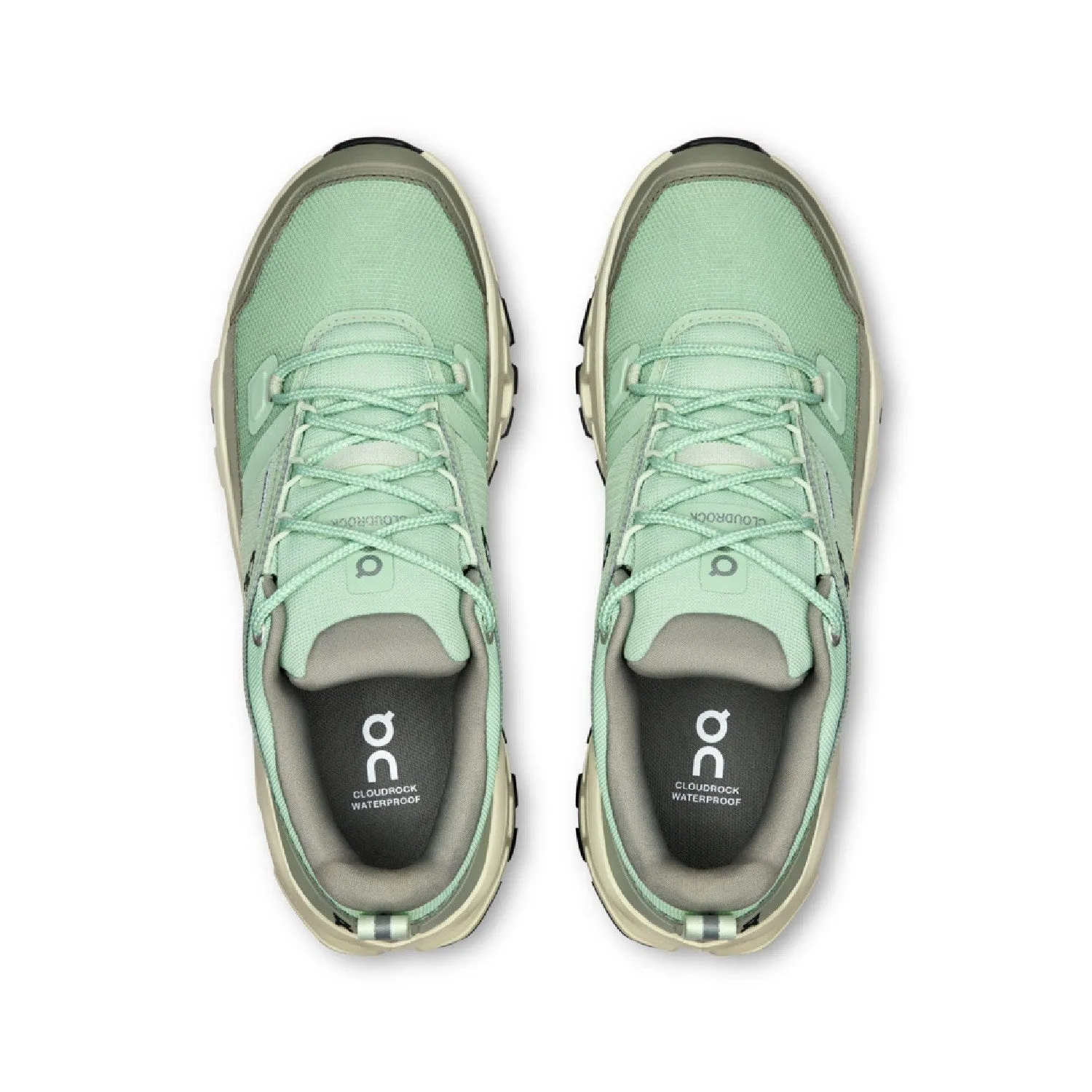 On Women's Cloudrock Low Waterproof - Mineral | Aloe