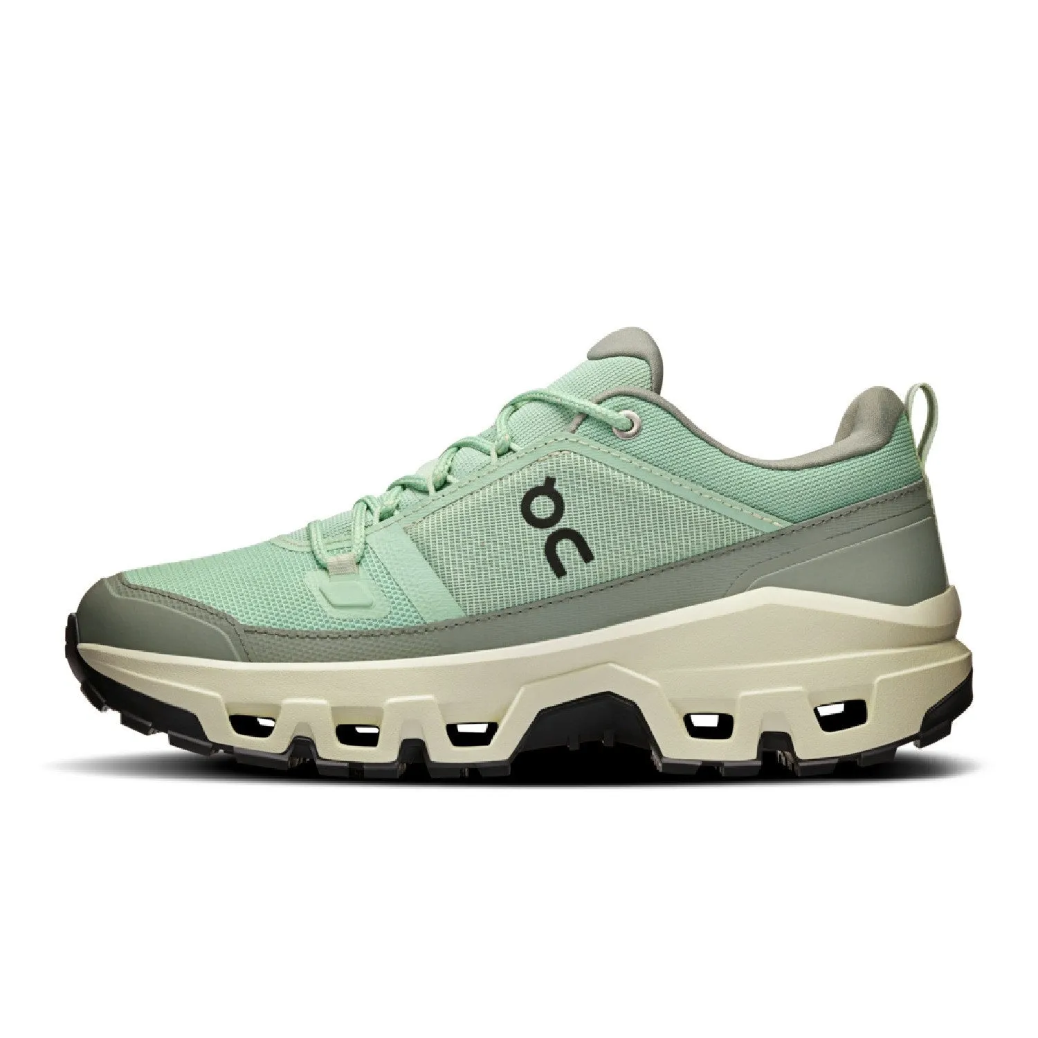 On Women's Cloudrock Low Waterproof - Mineral | Aloe