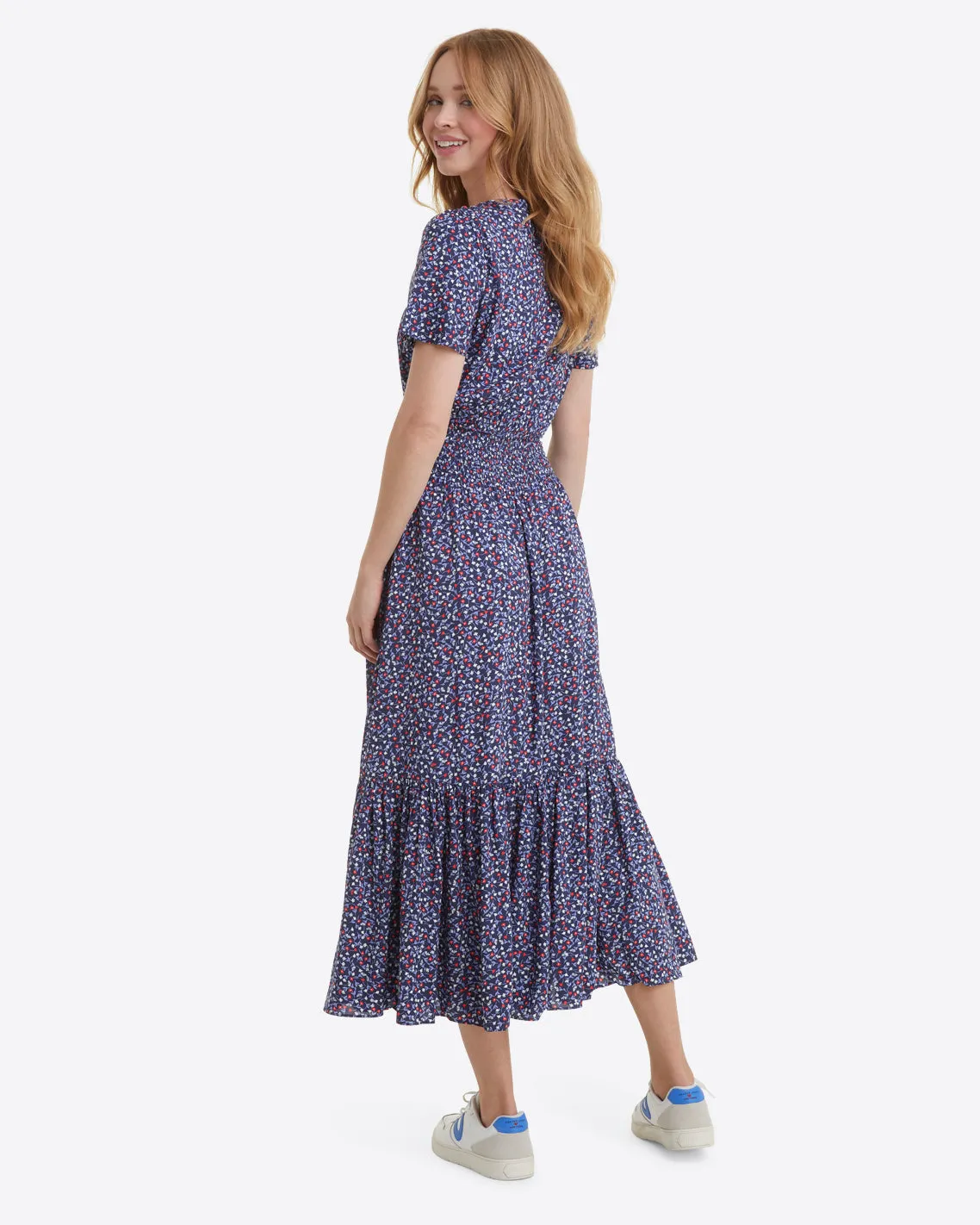 Patsy Midi Dress in Wildflower Ditsy