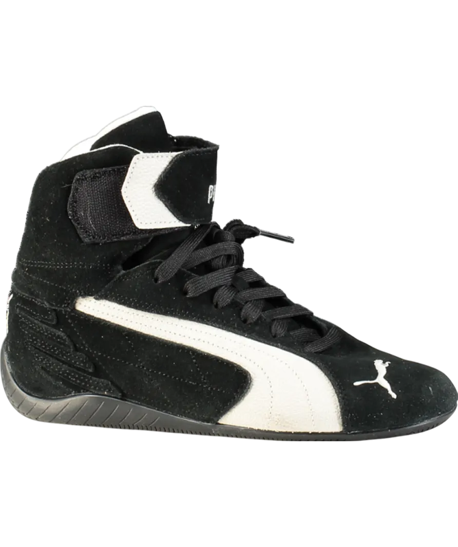 Puma Black / Warm White Speedcat Mid Sneakers Unisex UK 4 EU 37 👠