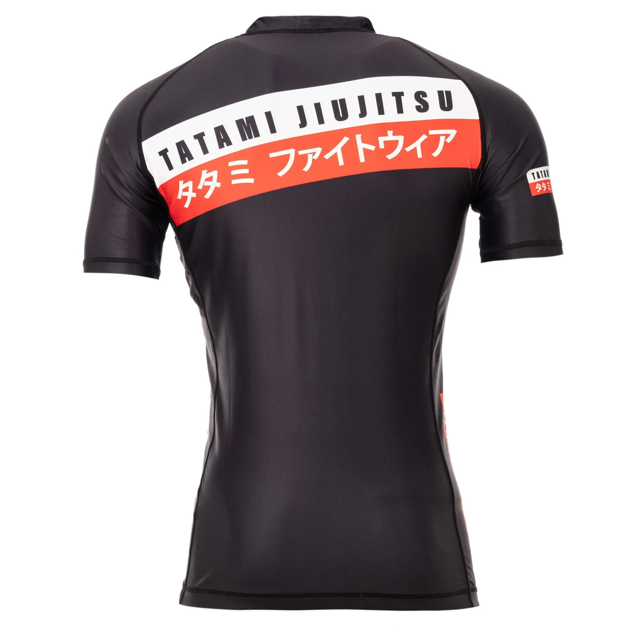 Rash Guard - Herresnit - Tatami Fightwear -  'Urban' - Kortrmet - Sort