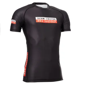 Rash Guard - Herresnit - Tatami Fightwear -  'Urban' - Kortrmet - Sort