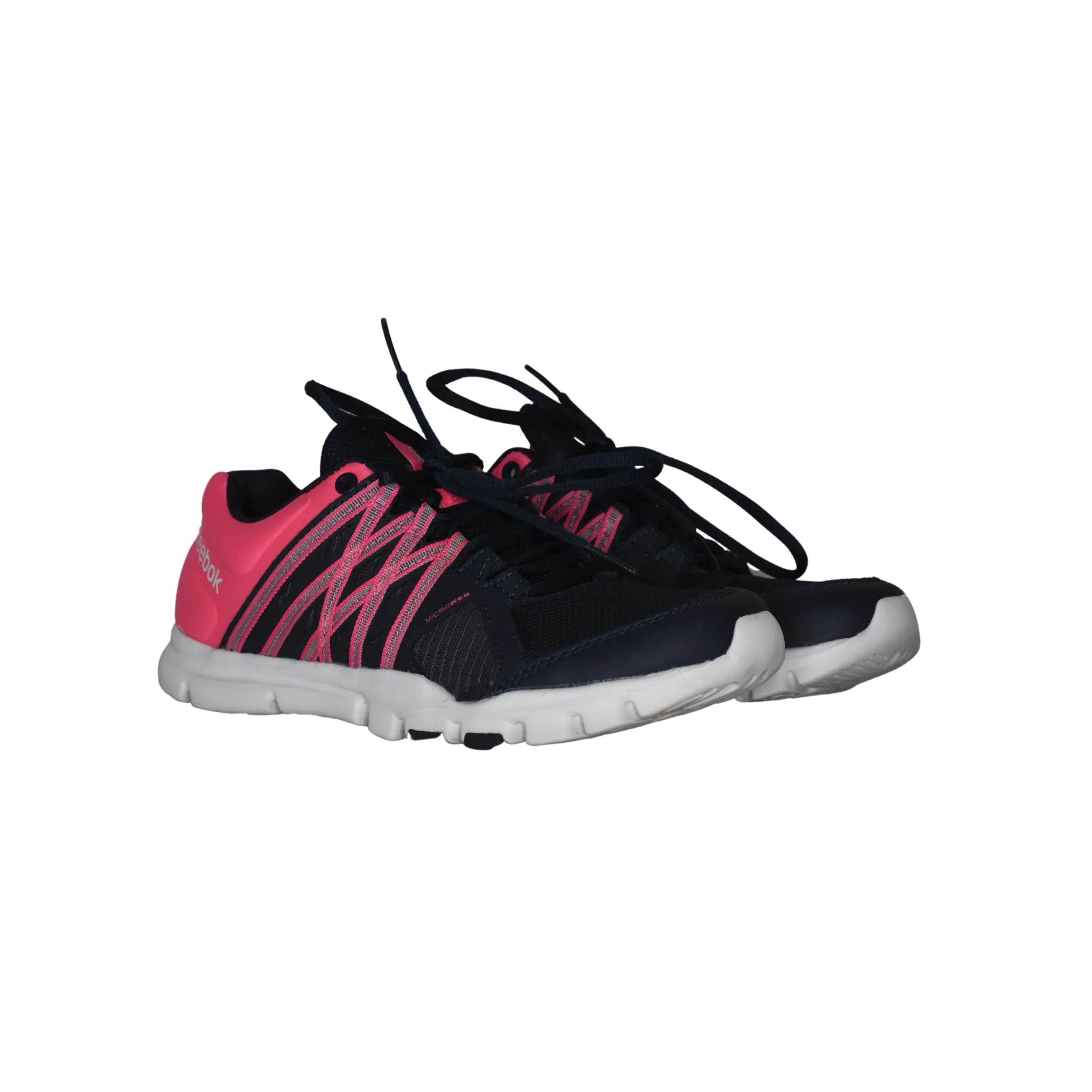 Reebok Sneakers Navy, Hot Pink Size 7.5 SKU 000093-4