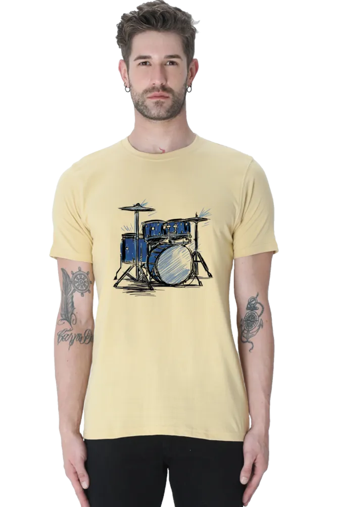 Rhythmic Beats Printed T-shirt for men