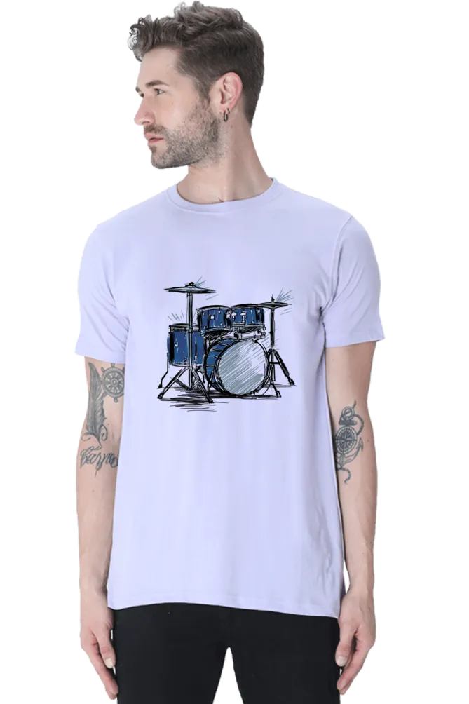 Rhythmic Beats Printed T-shirt for men