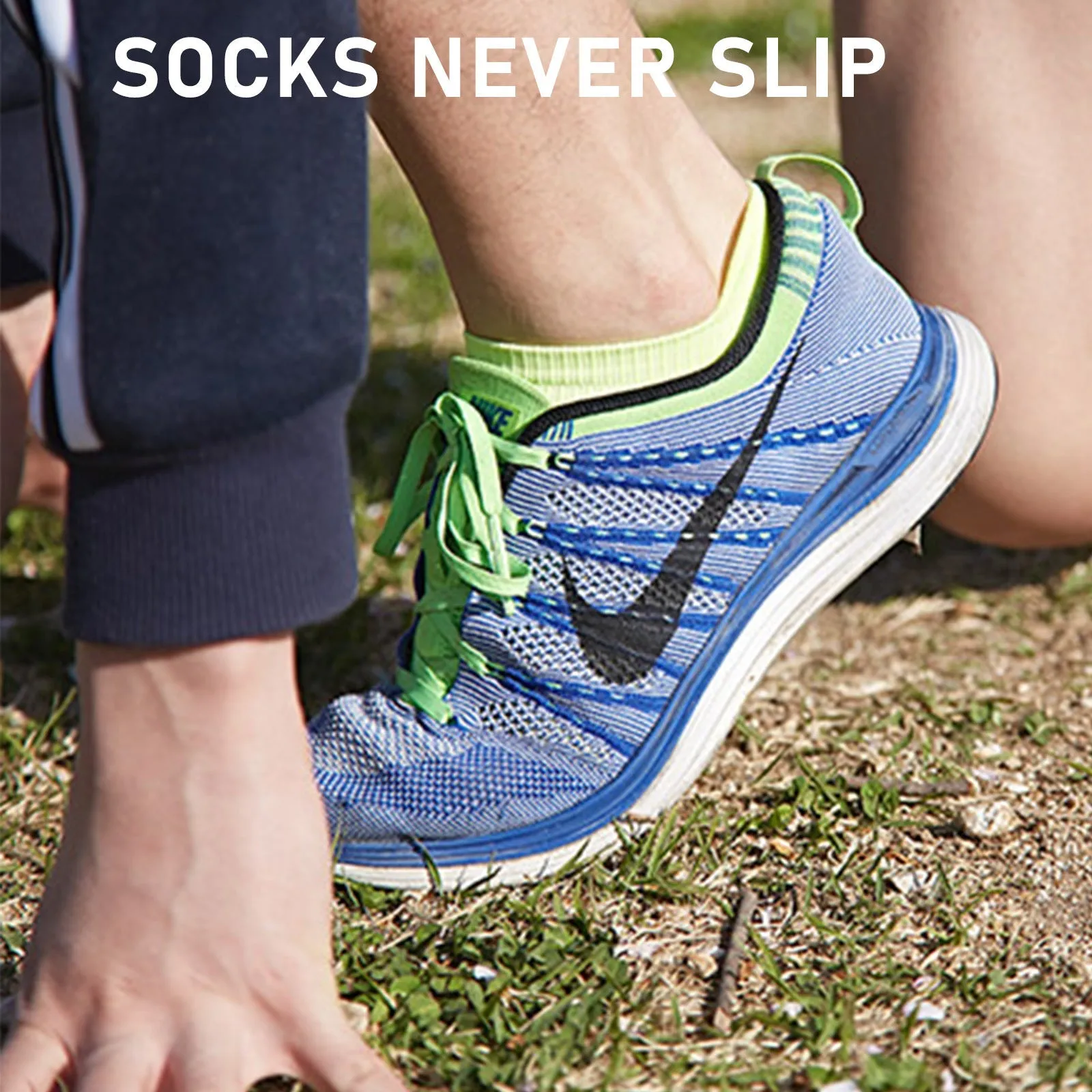 Seamless Sport Sneakers Socks Non-Slip Heel Tab White Small Pack of 4