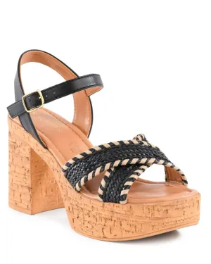 Seychelles Bravo Sandals - Black/Natural